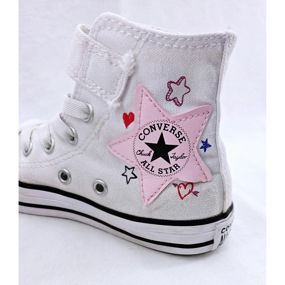 Converse Chuck Taylor Doodle Star Kids Shoes - Size‎ 12